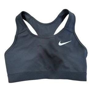 NIKE Dry-Fit Black Swoosh Sports Bra Size Small 